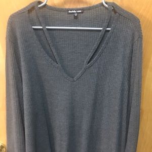 3/30🎉🎉Knit Long-sleeve V-neck